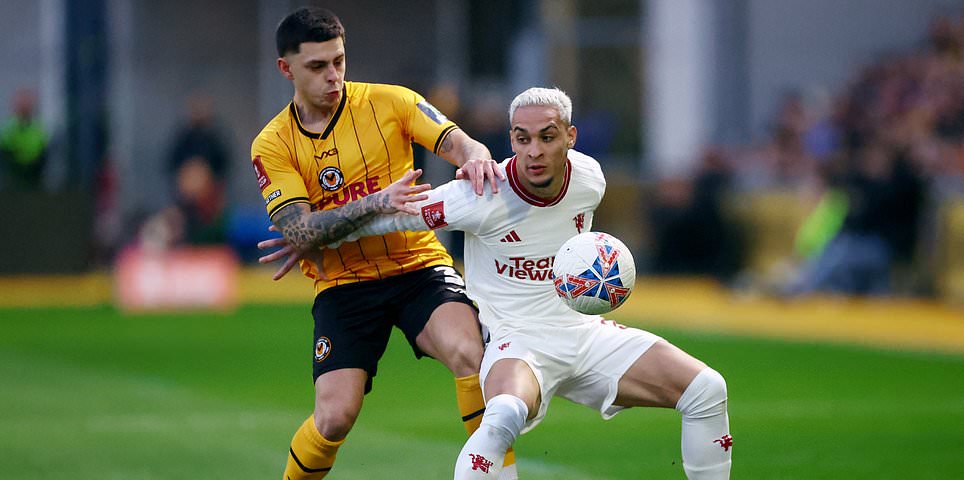 Newport County 2-4 Man United - FA Cup fourth round: Rasmus Hojlund all but seals progress for Red Devils in injury-time after they had thrown away 2-0 lead