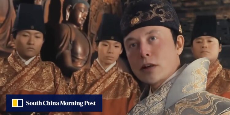 AI Elon Musk as Ming dynasty official goes viral for explaining DOGE efficiency with kung fu