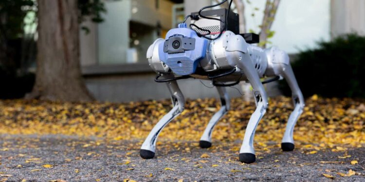 AI helps robot dogs navigate the real world