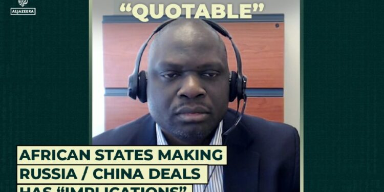 African states making Russia/China deals has “implications”