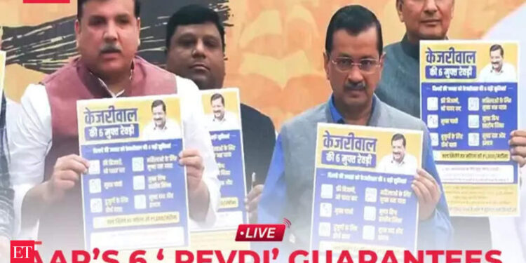 Arvind Kejriwal launches 'Revdi Par Charcha' campaign with 6 poll guarantees | Delhi Election 2025