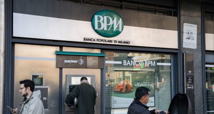 A Banco BPM branch in Milan, Italy