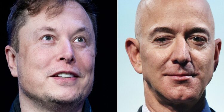 Billionaires Elon Musk and Jeff Bezos Fighting Again on X | Entrepreneur