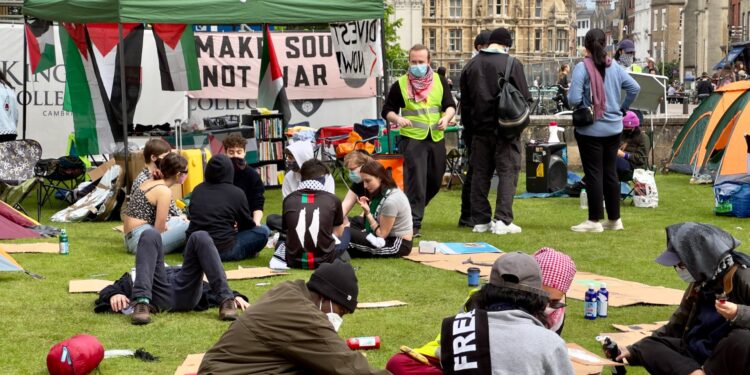 Cambridge students renew pro-Palestine protests, call for arms deals review