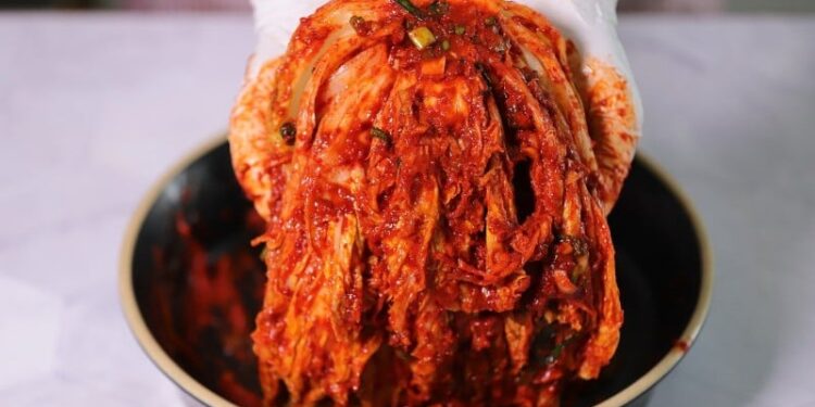 kimchi close up