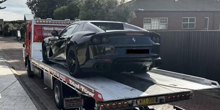 Ferrari Impounded After Driver Clocked at 76 km/h Over Speed Limit