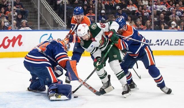 Gaudreau’s three-point effort leads Wild past Oilers 5-3 - Edmonton