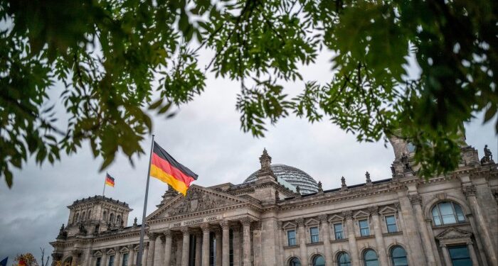 Reichstag building in Berlin, Germany