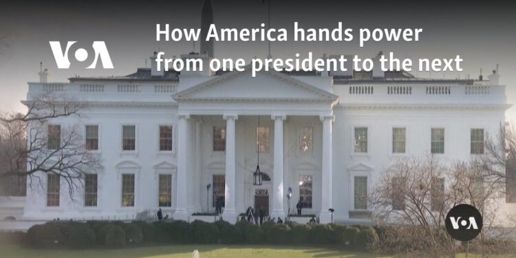 How America hands power from one president to the next