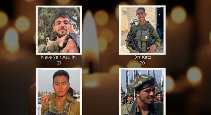 IDF announces names of four fallen soldiers, killed in northern Gaza - Israel News