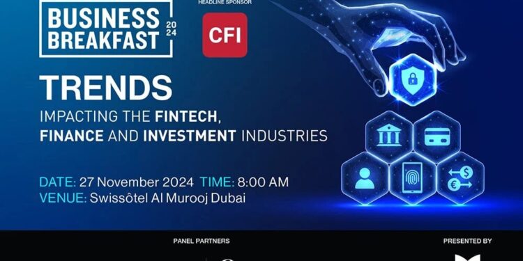 Join our fintech, finance and investment panel on November 27