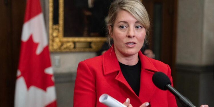 Joly condemns anti-NATO protests in Montreal