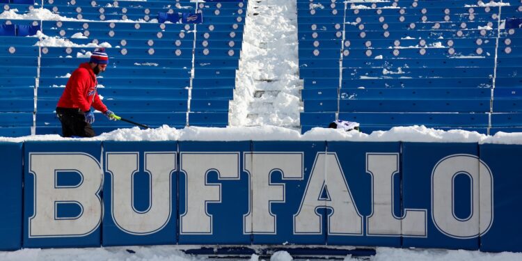 Lake-effect snow heading for New York state could disrupt travel and football