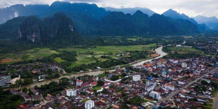 © Reuters. Vang Vieng, Laos, July 18, 2022. REUTERS