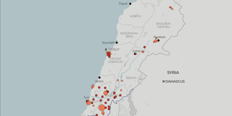 Mapping Israeli attacks on Lebanon’s healthcare system