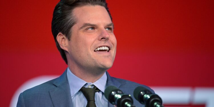 Matt Gaetz once faced a sex trafficking investigation by the Justice Department he could now lead