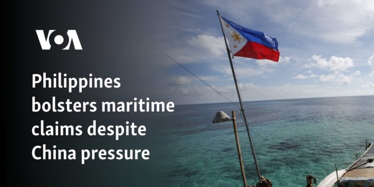 Philippines bolsters maritime claims despite China pressure