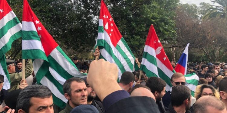 Protesters storm parliament in breakaway Georgian region of Abkhazia