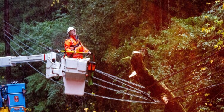 Rain and snow pummel Northern California in latest wave of damaging weather to strike West Coast