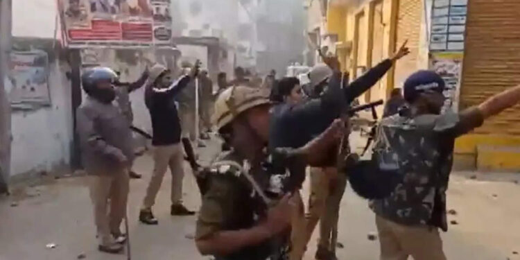 Sambhal mosque violence: Clashes erupt as angry mob pelts survey team with stones