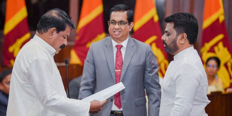 Sri Lanka leader appoints fresh faces into new cabinet sans Muslims, Northeast Tamils | EconomyNext