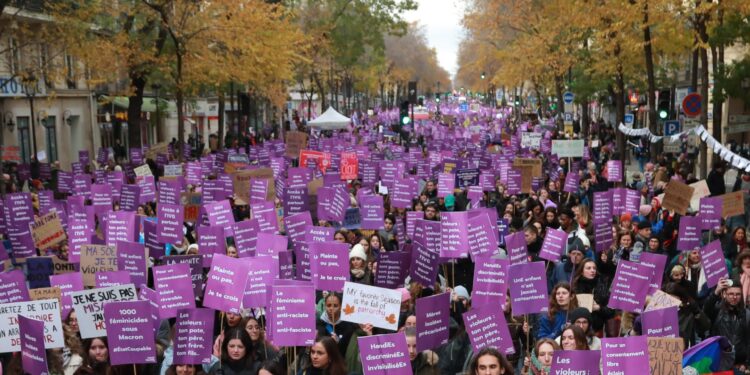 Thousands protest against sexual violence in France