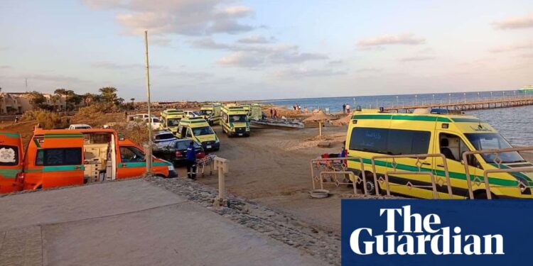 Three bodies recovered from capsized tourist boat in Red Sea with 13 missing