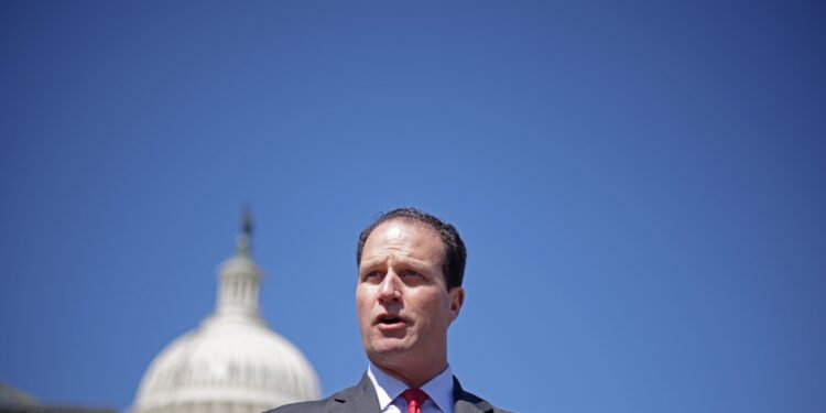 U.S. Representative August Pfluger of Texas, pictured in Washington, DC, in March 2024.