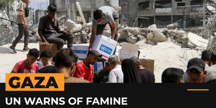 UN warns of imminent famine in Gaza, urges humanitarian action