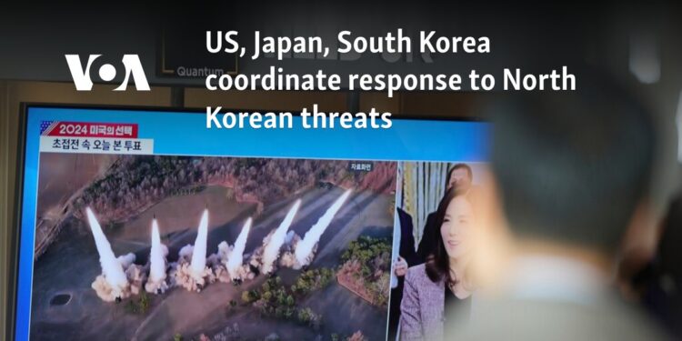 US, Japan, South Korea coordinate response to North Korean threats