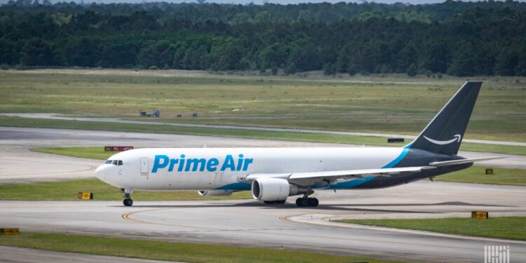 Vancouver airport works to move damaged Amazon Air cargo jet