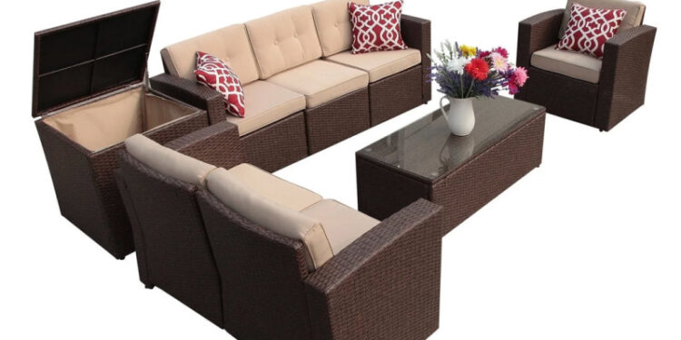 Walmart is selling a 'sturdy' $1,100 patio set with hidden storage for only $600 on Black Friday