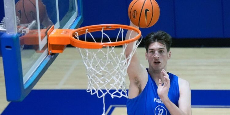 World's tallest teen, Gators' 7-foot-9 Olivier Rioux, to redshirt