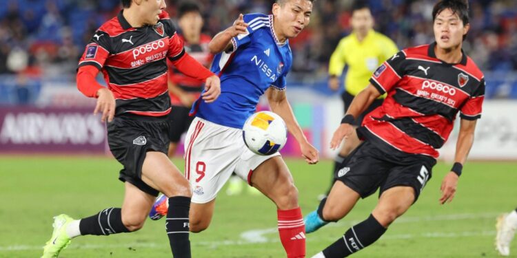 Yokohama tops Pohang as Gwangju stays second in Asian Champions League