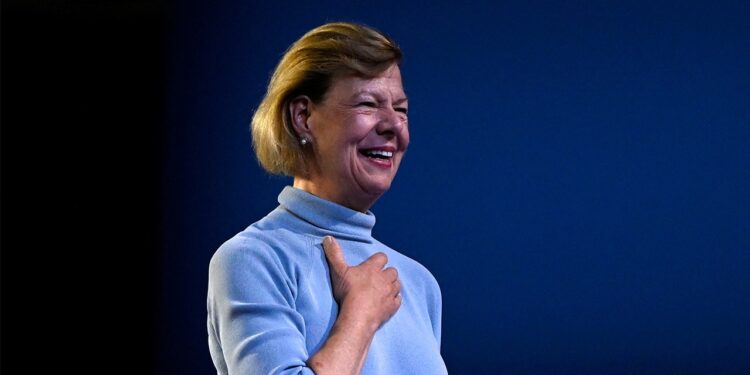 Democrat Tammy Baldwin details recipe for running in a swing state after victory in Trump-won Wisconsin