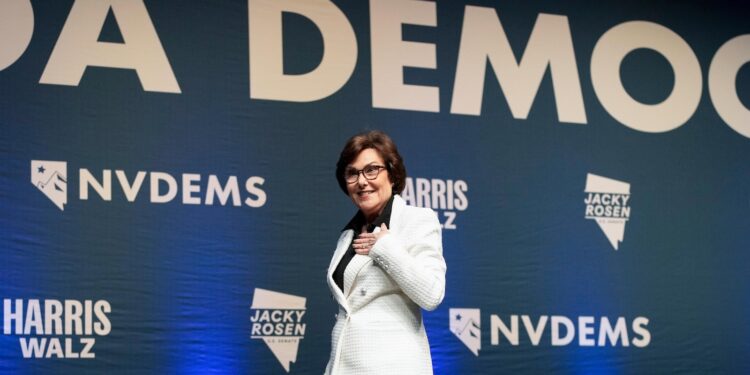 Democratic US Sen. Jacky Rosen is reelected in Nevada, securing battleground seat