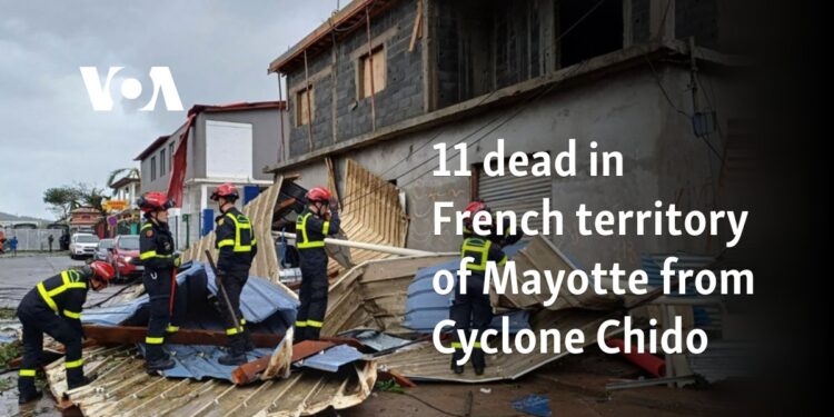 11 dead in French territory of Mayotte from Cyclone Chido