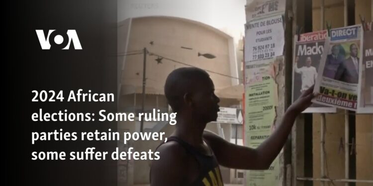 2024 African elections: Some ruling parties retain power, some suffer defeats