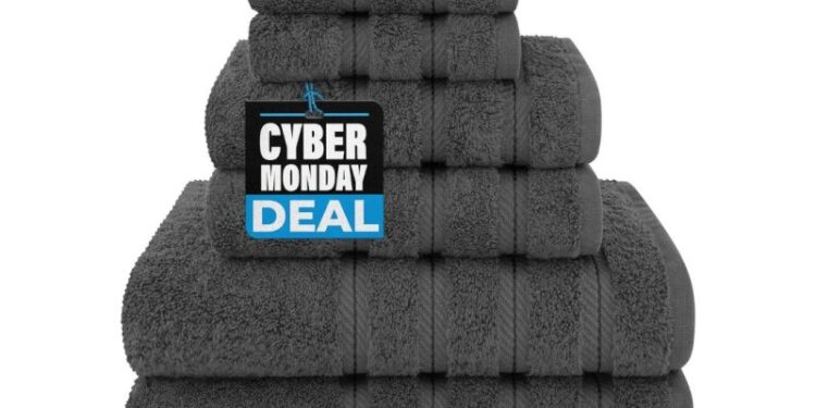 Amazon slashed the price of its no. 1 bestselling $80 6-piece bath towel set to only $31 for a limited time