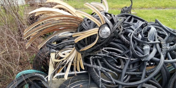 Used bike tyres