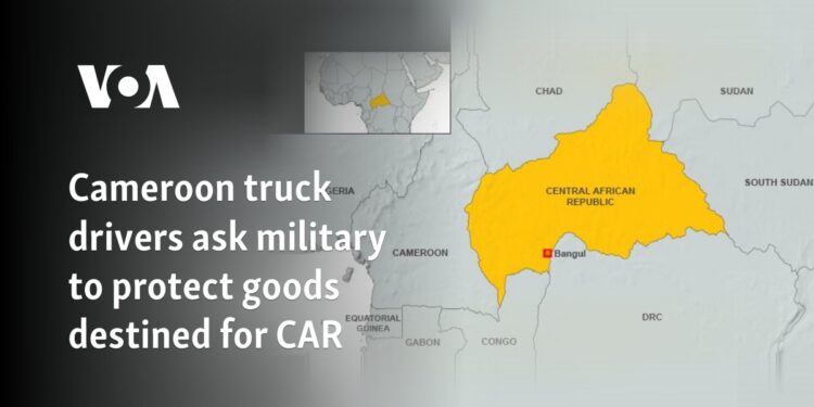 Cameroon truck drivers ask military to protect goods destined for CAR