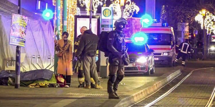 Car attack at German Christmas market kills at least two, leaves scores injured