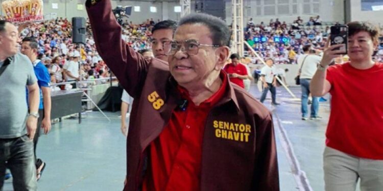 Chavit's voter preference skyrockets in latest survey