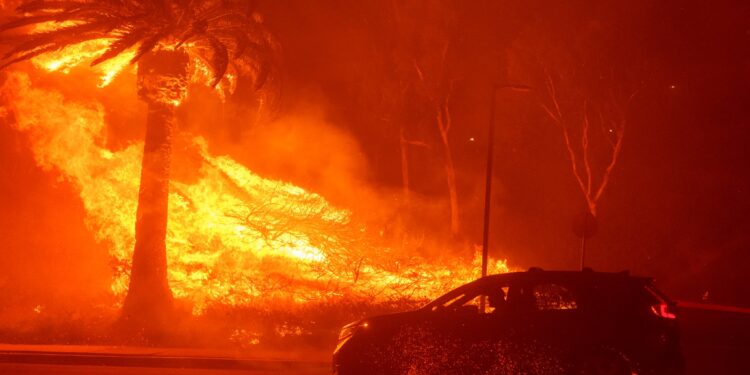 Cher and Dick Van Dyke among celebrities fleeing wind-driven Malibu wildfire