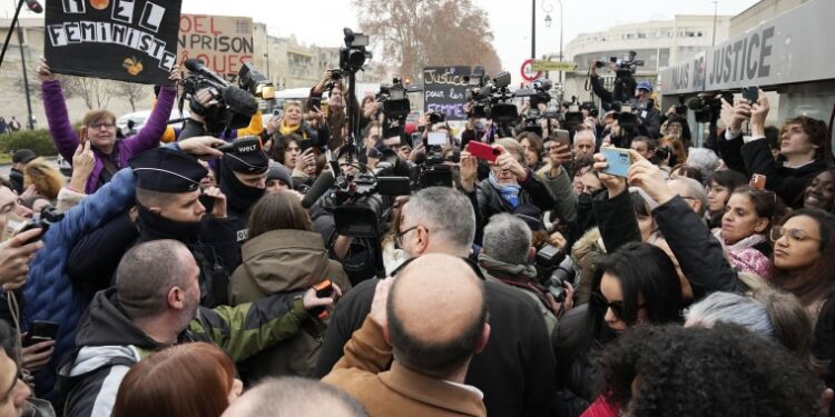 Image: Gisele Pelicot Attends Court As Verdict To Be Delivered In Mass Rape Trial on Dec. 19, 2024.