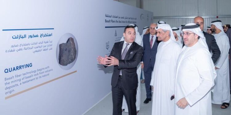 Fujairah Ruler opens region's largest basalt fibre facility