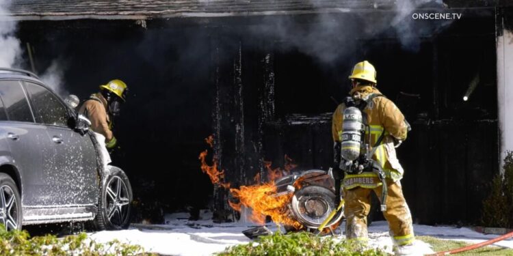 La Habra house fire kills man, two family dogs