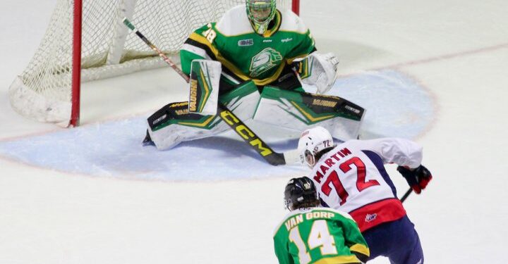 London Knights and Windsor Spitfires split home and home series - London