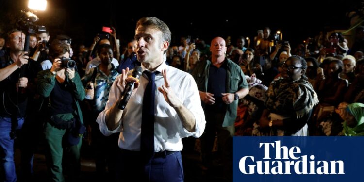 Macron swears while addressing islanders on cyclone-hit Mayotte – video