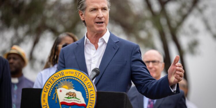 Newsom wants $25 million to fight the Trump litigation he sees coming